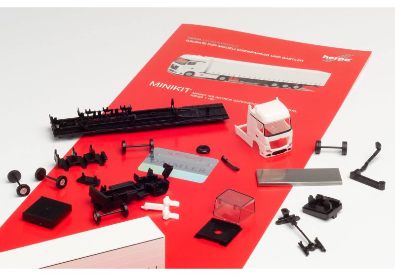 Minikit MB Actros met oplegger 1:160