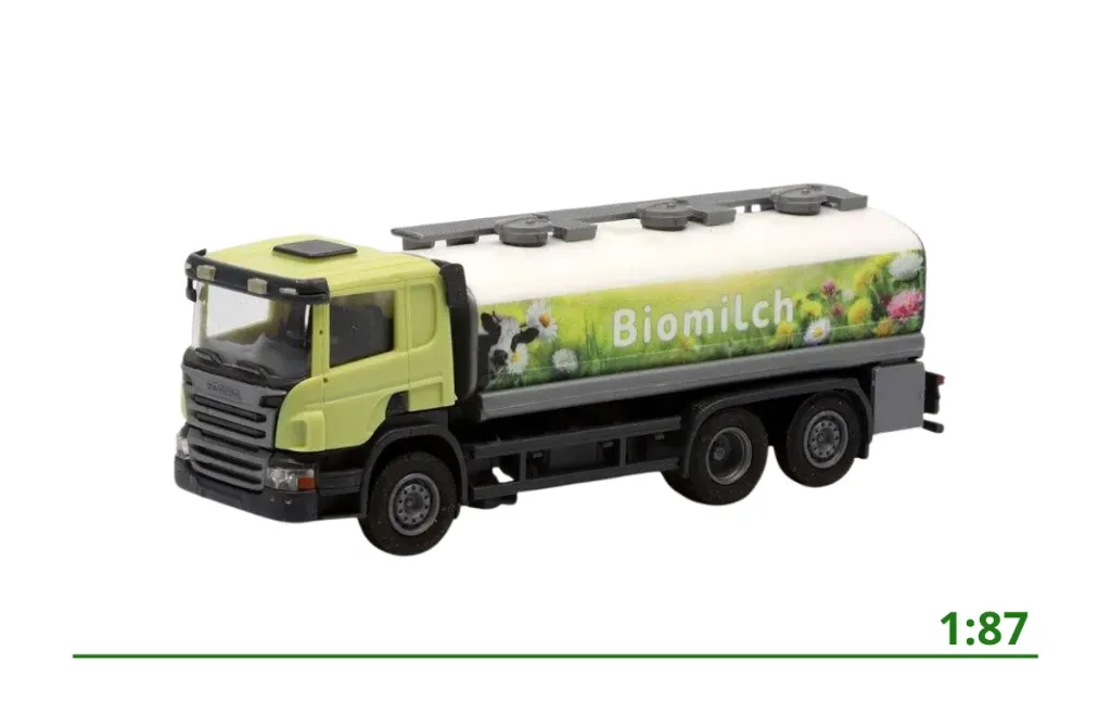 [O123] Scania P 6x2 tankwagen Biomilch 1:87