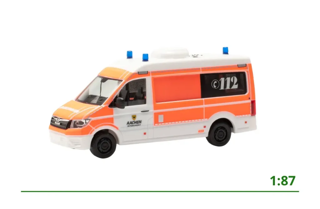 MAN TGE Rettungsdienst Aachen (D) 1:87