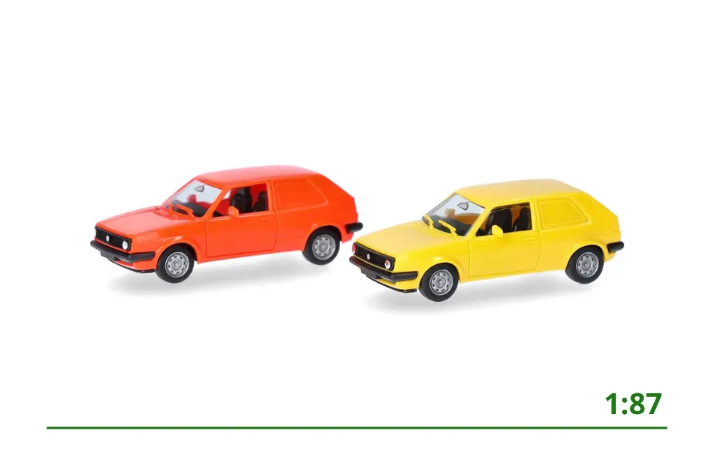 [014281] Minikit Volkswagen Golf II (2x) 1:87