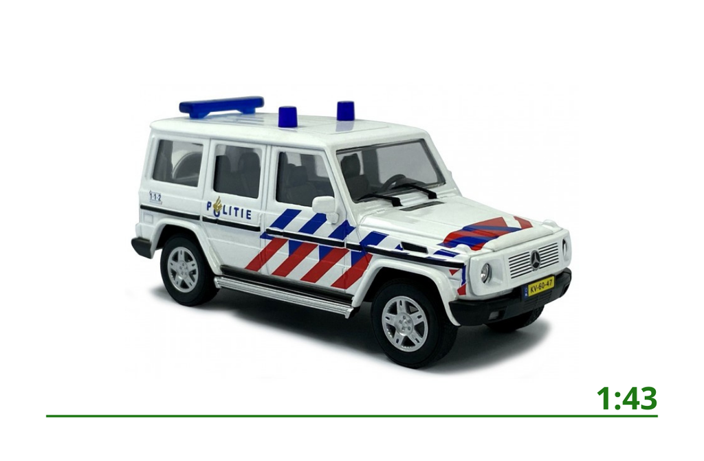 [4-53342] Mercedes-Benz G-klasse Politie (NL) 1:43