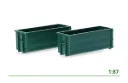 Afrolcontainer groen (2x) 1:87