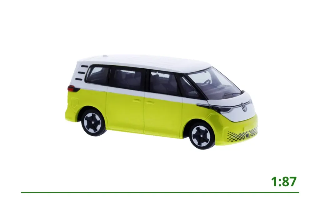 [21918] Volkswagen ID. Buzz People wit/geel 1:87