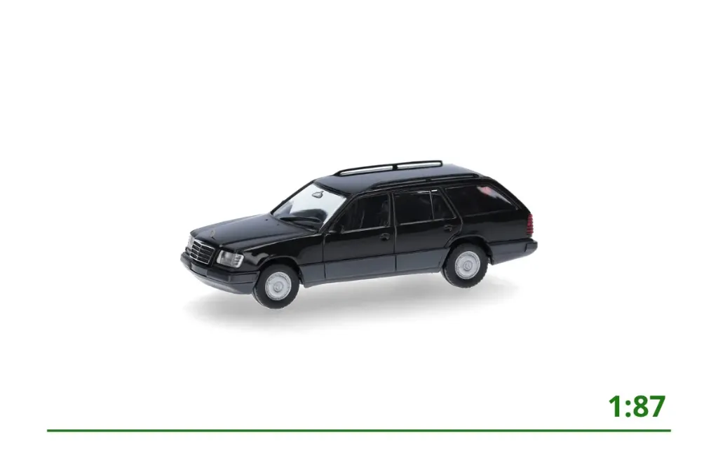 [029049] Mercedes-Benz E-klasse zwart 1:87