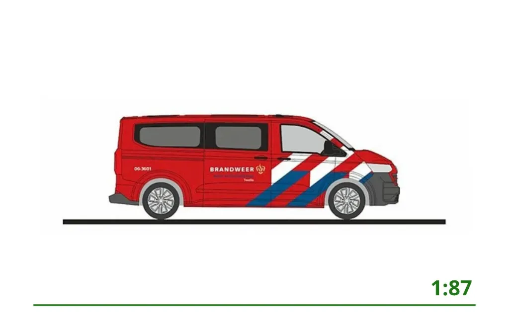 [52104] Volkswagen e-Transporter Brandweer Twello (NL) 1:87