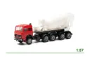 Iveco Unic betonmixer rood/wit 1:87