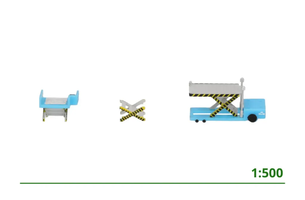 [520621-002] Container laadplatform KLM (2x) (NL) 1:500