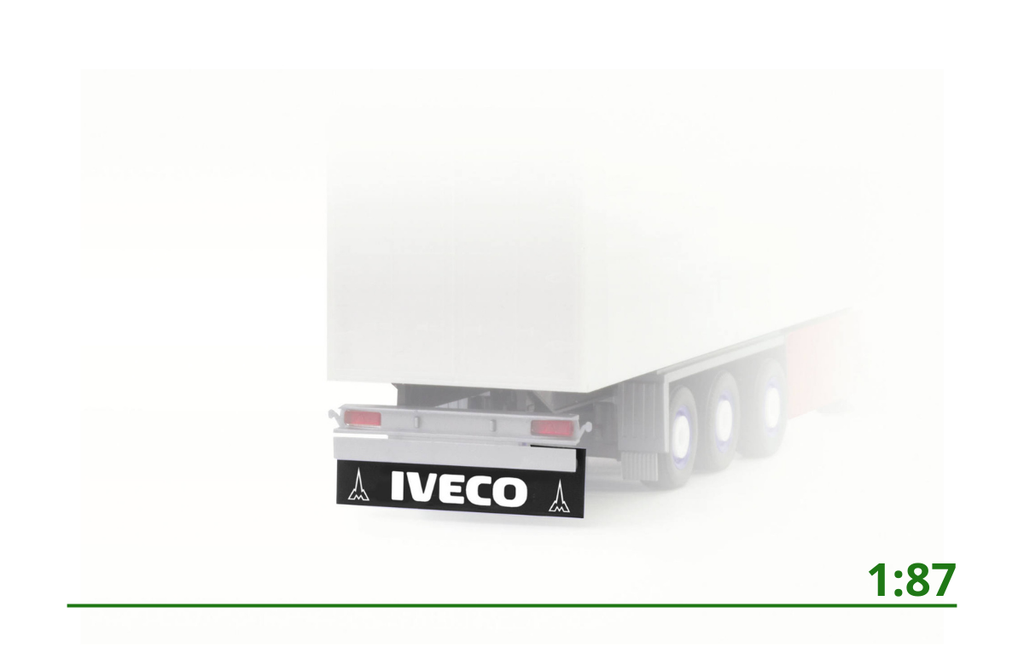 [054430] Semi-trailer mud flap Iveco 8 pieces 1:87