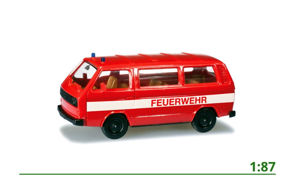 Minikit Volkswagen Transporter Feuerwehr (D) 1:87