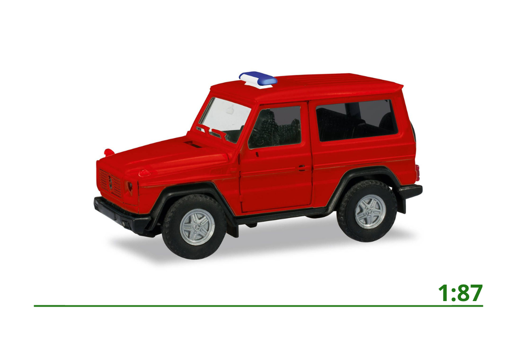 [013086] Minikit Mercedes-Benz G-klasse brandweer 1:87