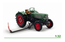 Fendt Favorit 3 2WD mit Seitenmäher 1:32
