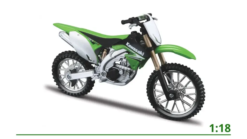 [18-51045] Kawasaki KX 450F groen 1:18