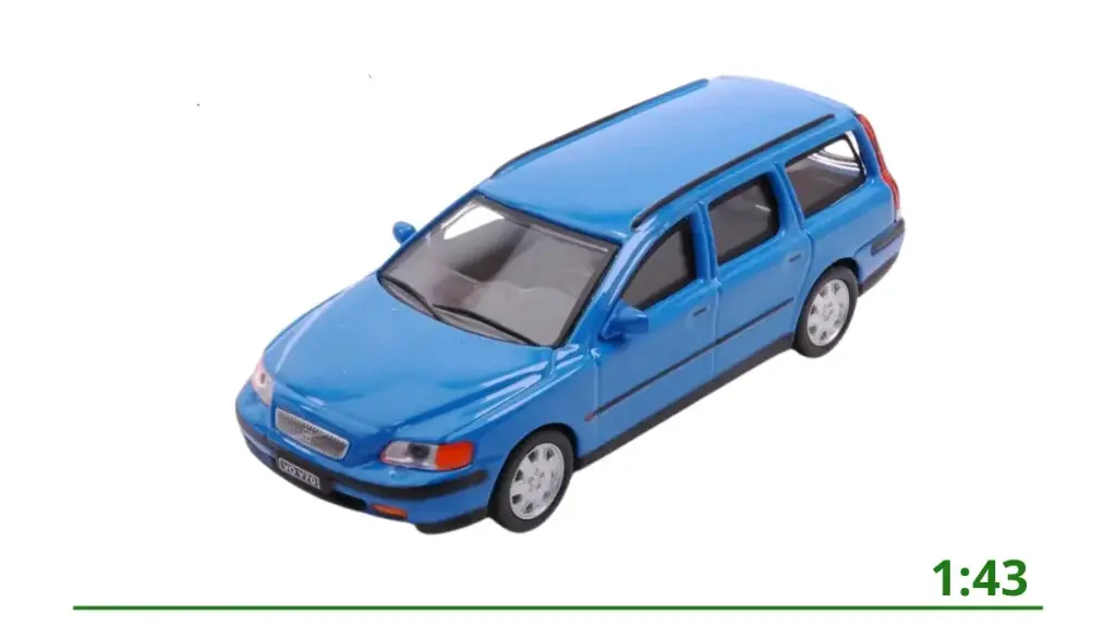 [4-40341] Volvo V70 2008 blauw 1:43