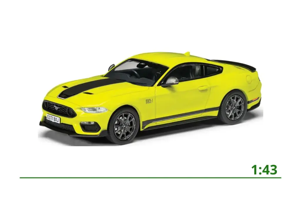 Ford Mustang Mach I (Mk6) geel 1:43