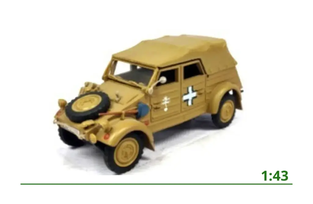 VW Kubel 4x4 Afrika Korps (D) 1:43