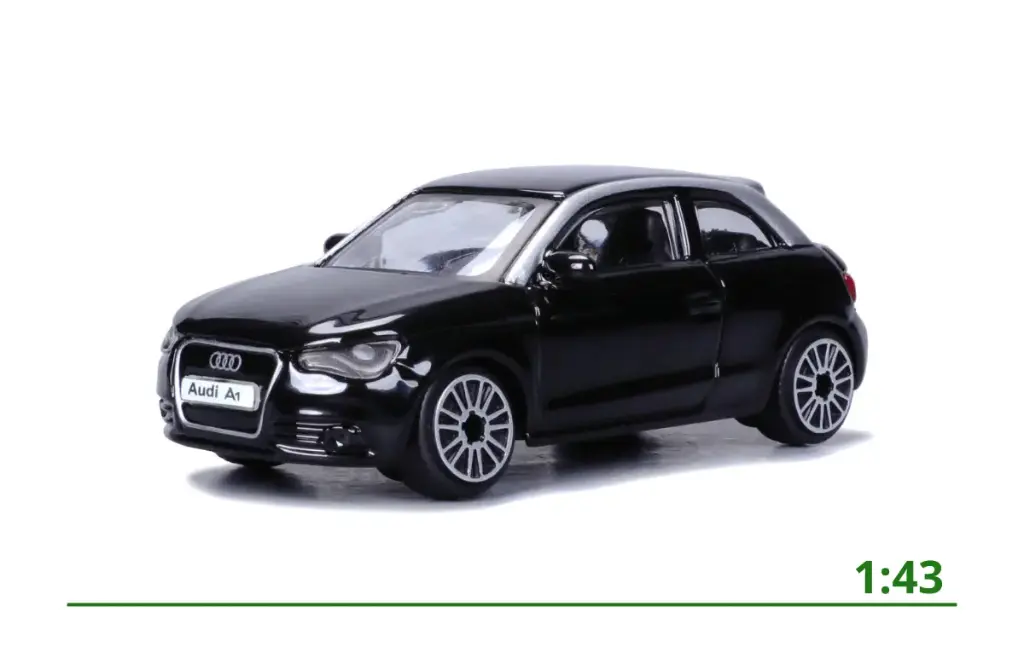 [18-30230Z] Audi A1 zwart 1:43