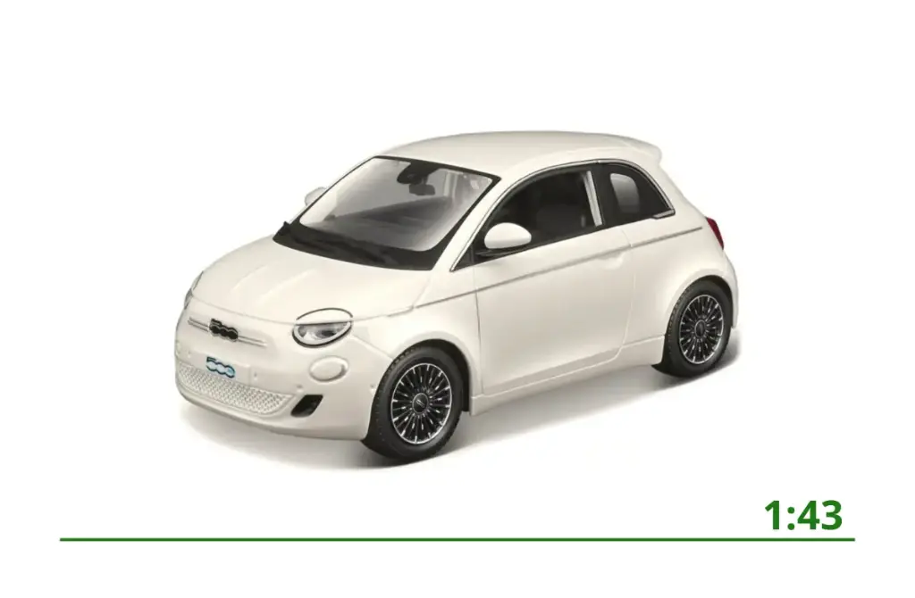 [18-30456W] Fiat 500e wit 1:43