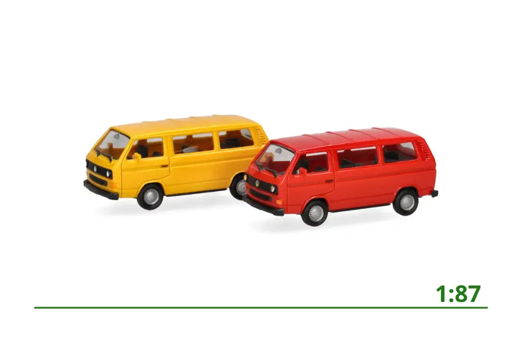 [013093-005] Minikit Volkswagen Transporter T3 (2x) 1:87