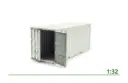 20ft container black 1:32