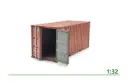 20ft container terracotta 1:32