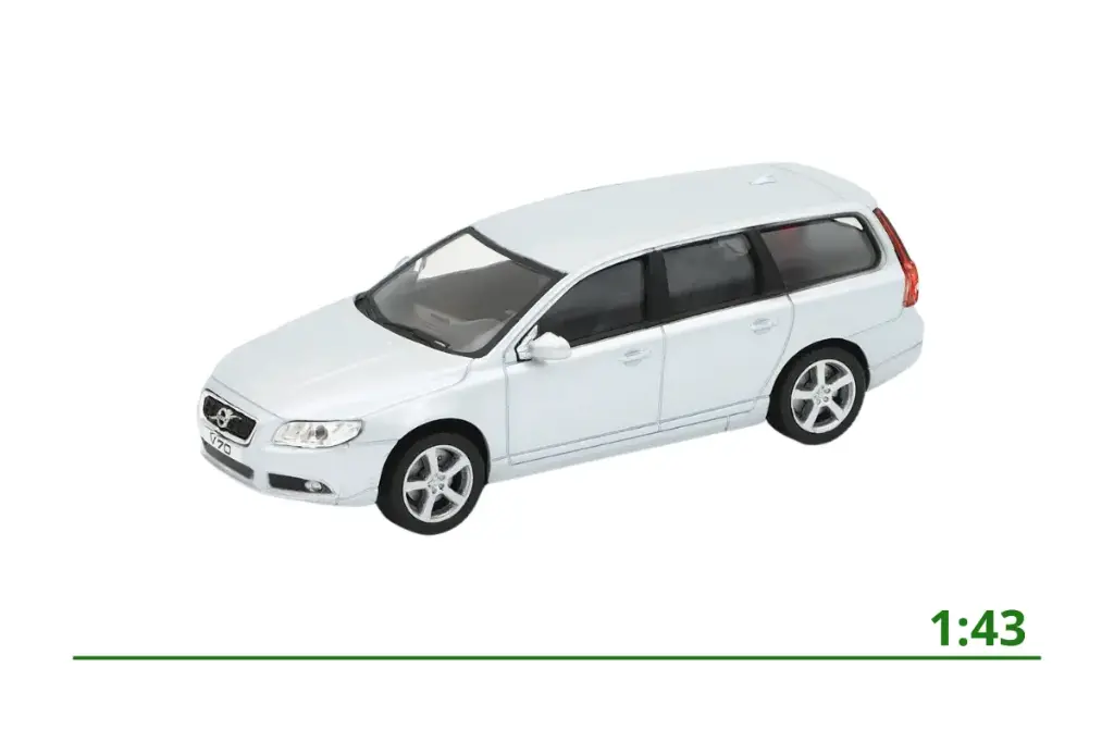 Volvo V70 zilver 1:43