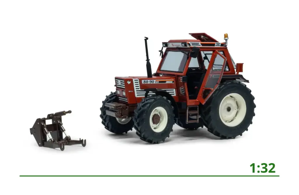 [302464] Fiat 80-90 Supercomfort 4WD Lepre e Hi-Lo 1:32