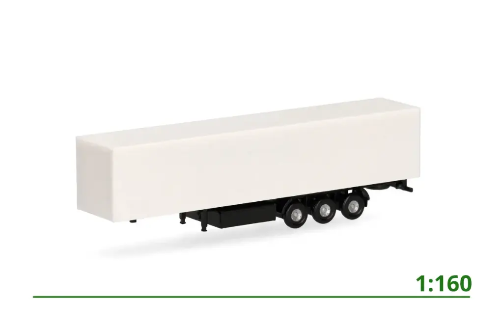 [086134] Gesloten oplegger (gordijn) 3-as (2x) 1:160