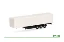 Closed trailer (curtain) 3-axle (2x) 1:160