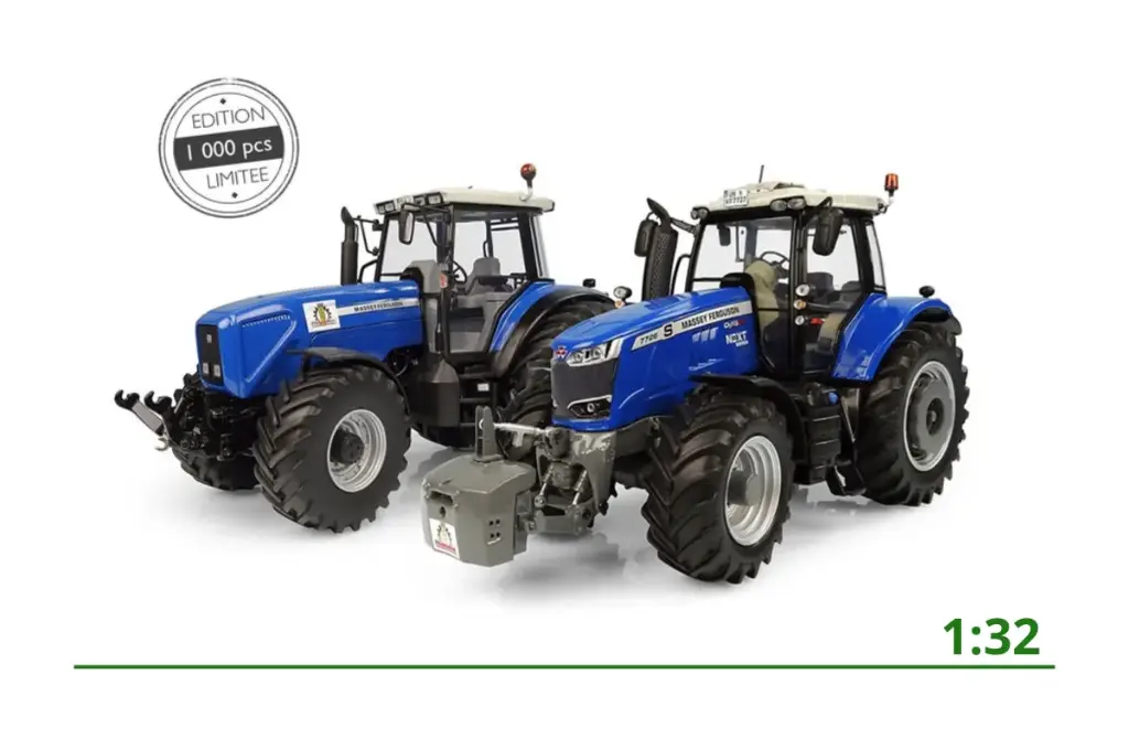Massey Ferguson 8260 & 7726S Plogmaker (D) 1:32
