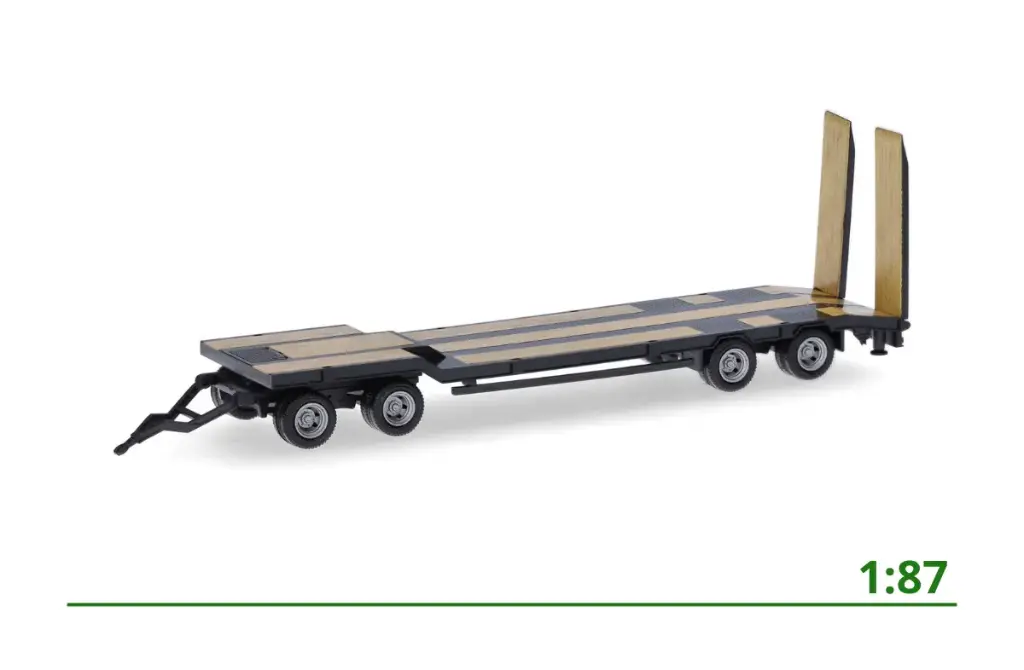 [076142-009] Goldhofer TU-4 semi-trailer black 1:87