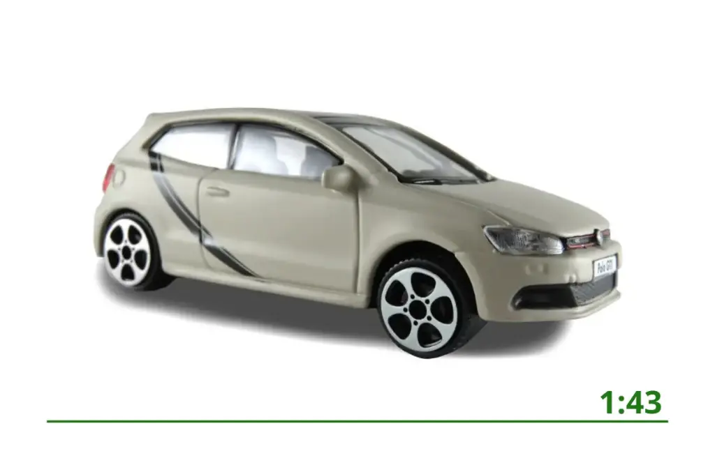[18-30233G] Volkswagen Polo V GTI creme/zwart 1:43