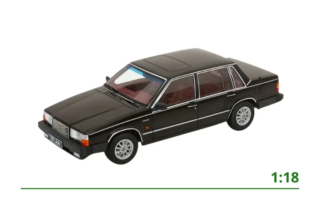 Volvo 760 turbo zwart 1:18