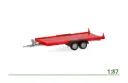 2-assige autotransporter rood 1:87