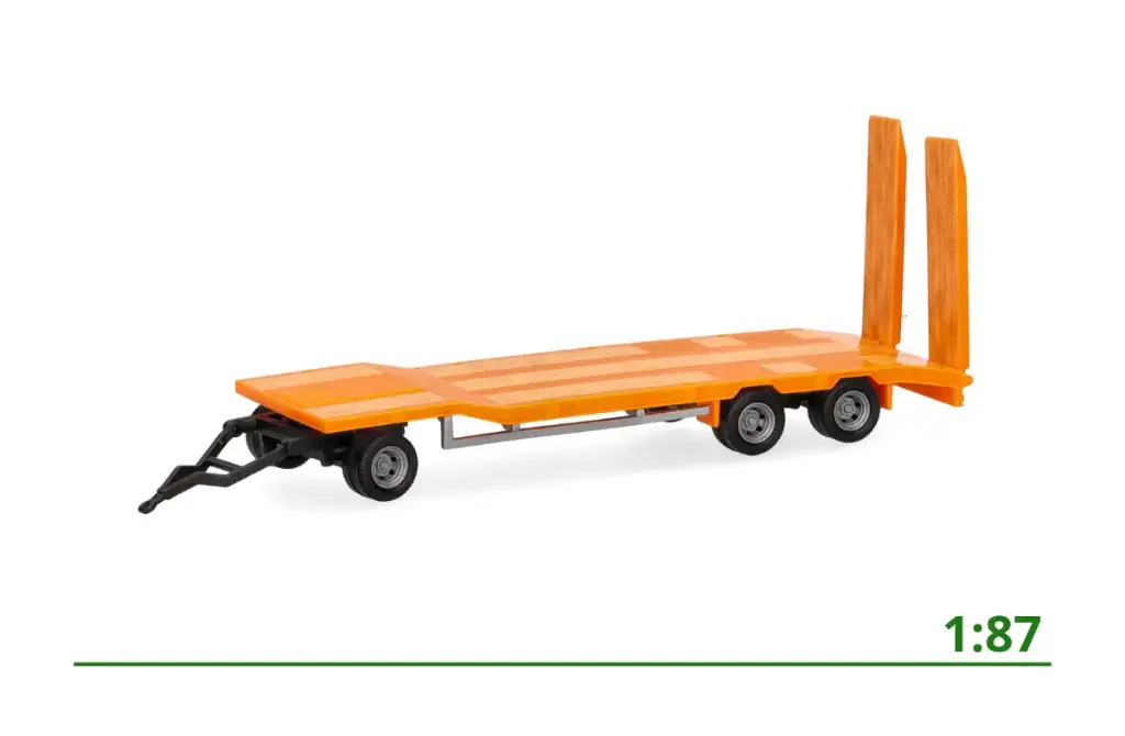 [076135-008] Goldhofer TU-3 Schamalanhänger orange 1:87