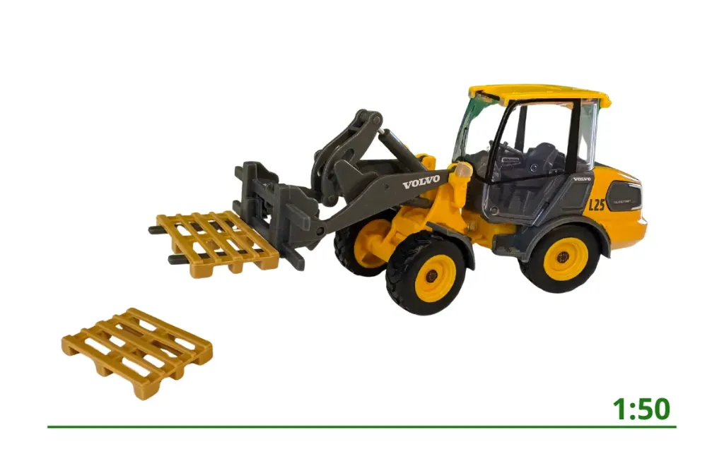 Volvo L25 met vork 1:50