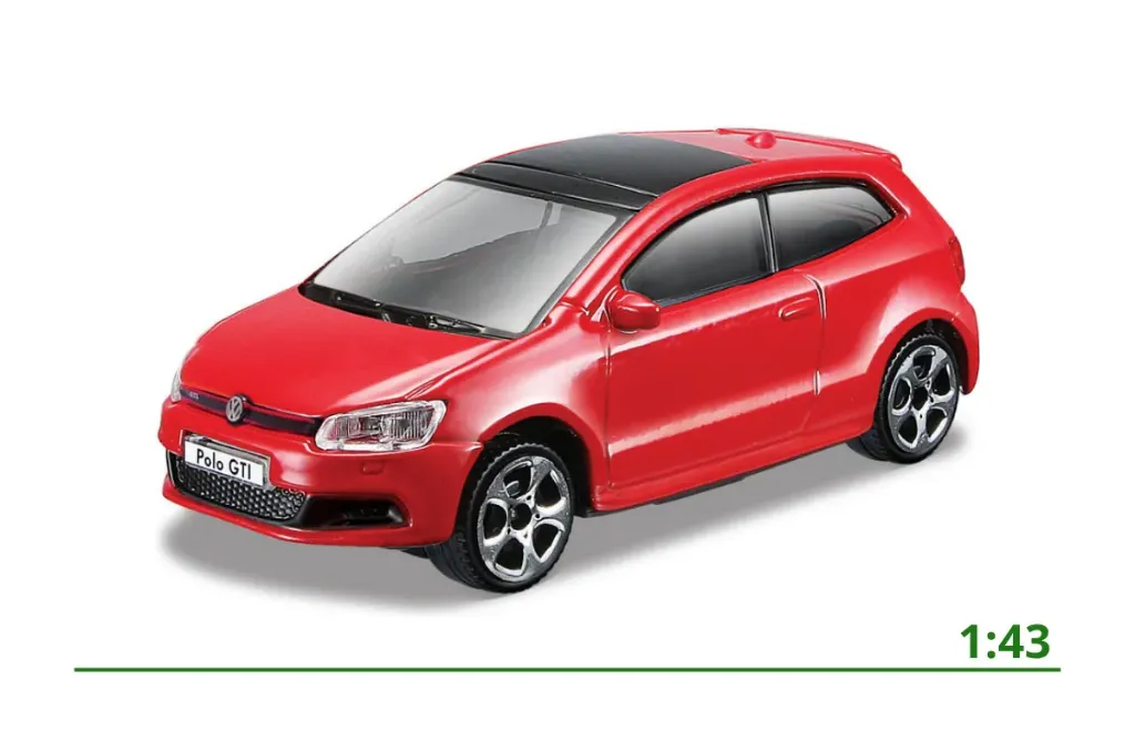 [18-30233R] Volkswagen Polo V GTI rood 1:43