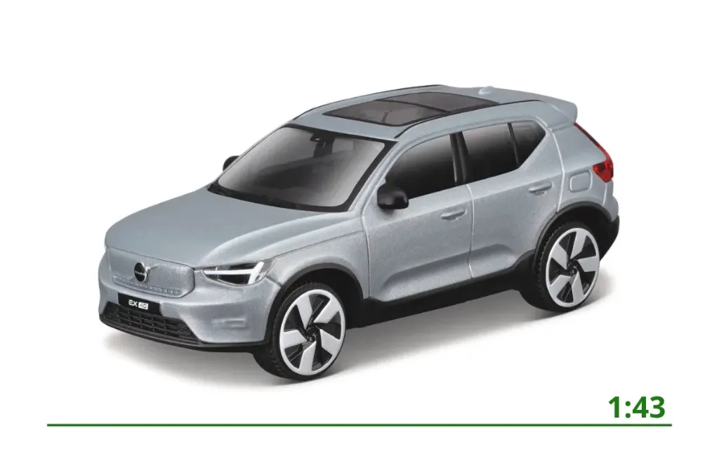 Volvo EX40 grijs 1:43