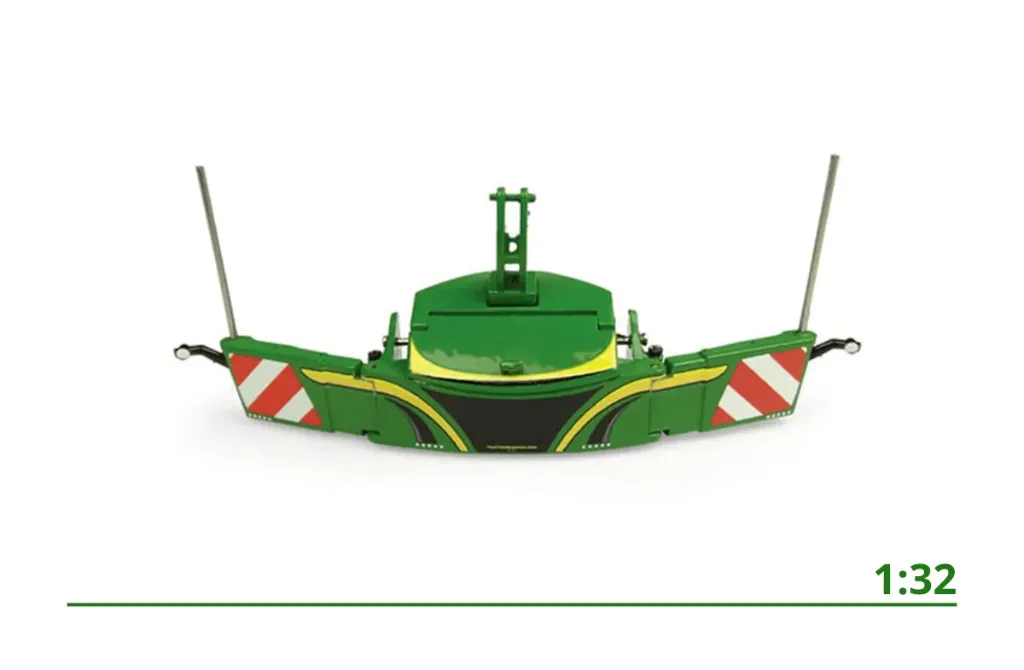 [5374] Tractorbumper 800kg groen 1:32