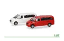Minikit Mercedes-Benz Vito rood/wit (2x) 1:87