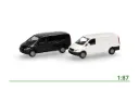 Minikit Mercedes-Benz Vito zwart/wit (2x) 1:87