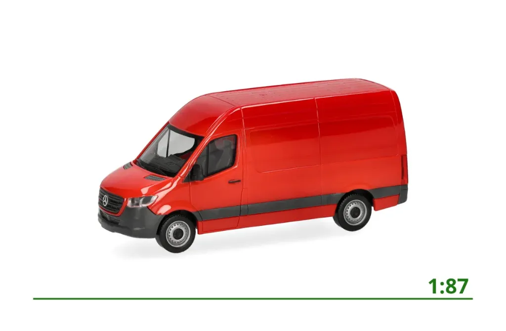 [093811-002] Mercedes-Benz Sprinter rood 1:87