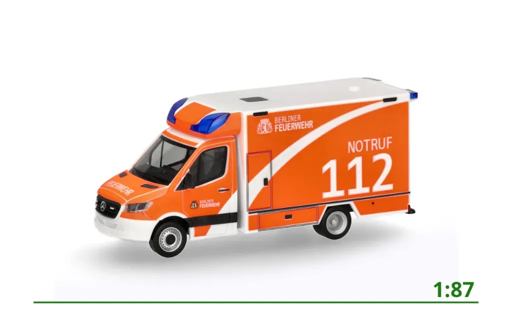 [098953] Mercedes-Benz Sprinter ambulance Berlijn (D) 1:87