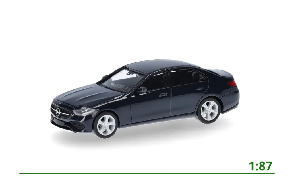 [421003-003] Mercedes-Benz C-klasse donkerblauw 1:87