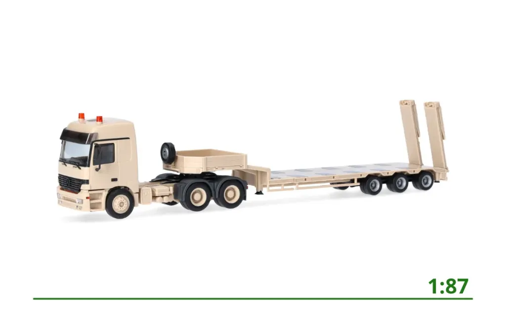 Mercedes-Benz Actros L + dieplader Defensie (B) 1:87