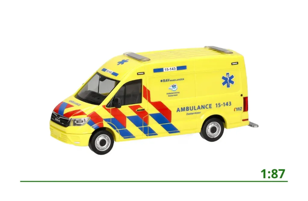 [098694] MAN TGE Ambulance Haaglanden (NL) 1:87