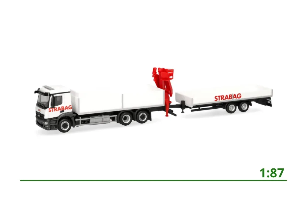 [320665] Mercedes-Benz Actros + kraan Strabag (A) 1:87