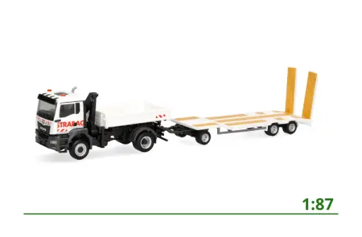 [318730] MAN TGS NN + aanhanger Strabag 1:87