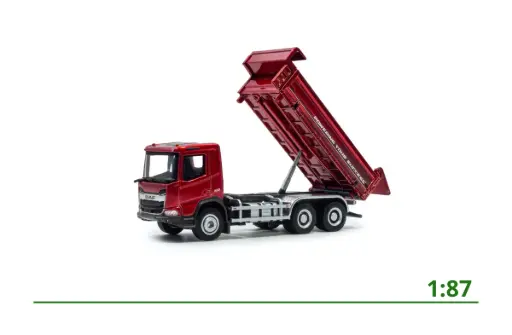 [8-1271] DAF XD kipper 'Rouge Flamme' 1:87