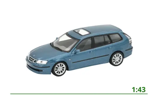 [4-46750] Saab 9-3 SportCombi blue 1:43