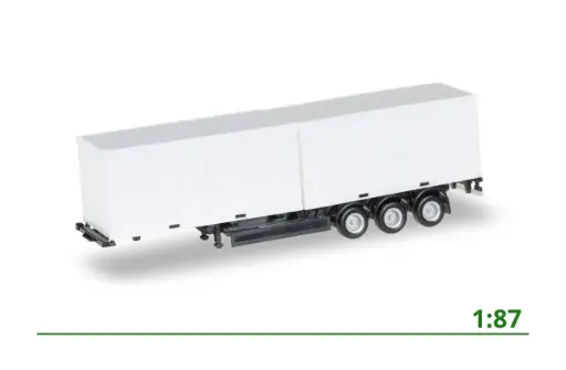 [076494-002] 40ft containeroplegger + containers 1:87